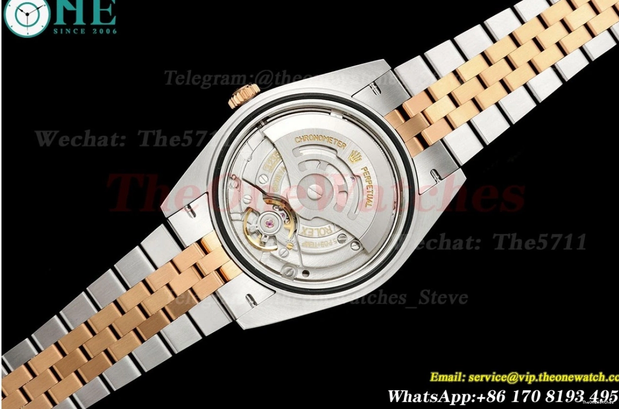 126331 A3235 Datejust Silver EWEF Textured 41mm Jub Stk SS RG 0325